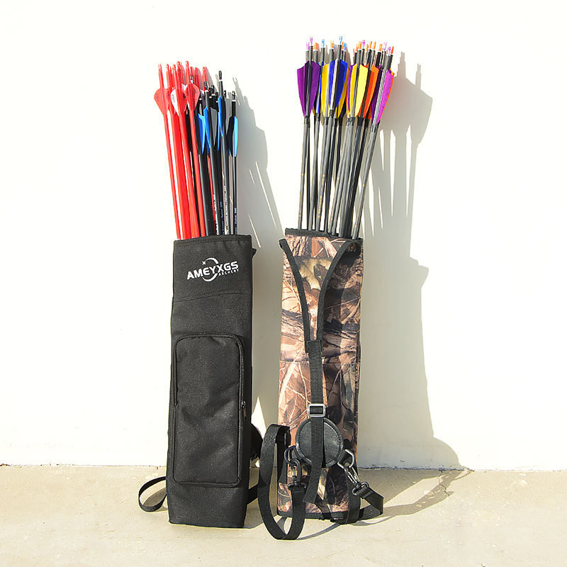 Quiver Arrow Back - Przenośna torba na strzały Camo Canvas