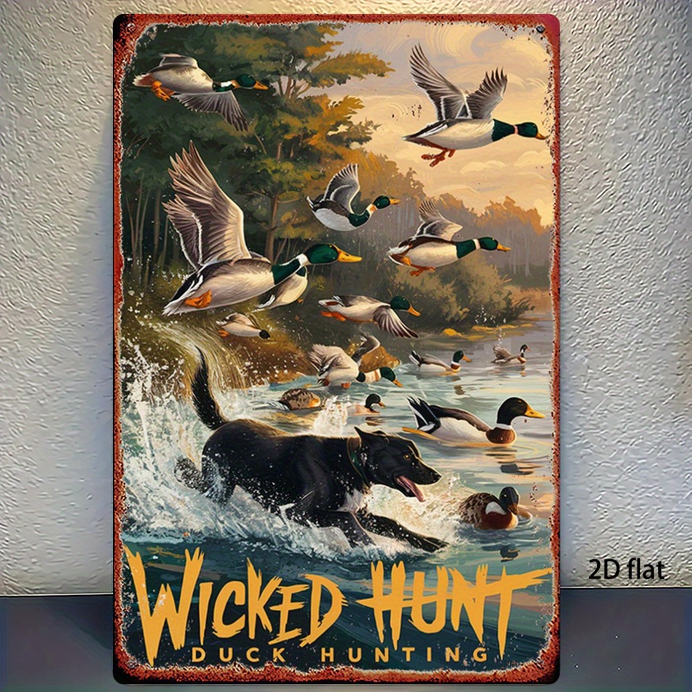 Wildman Hunting & Outdoor Reviews - 2D Płaski Metalowy Obraz na Ścianę