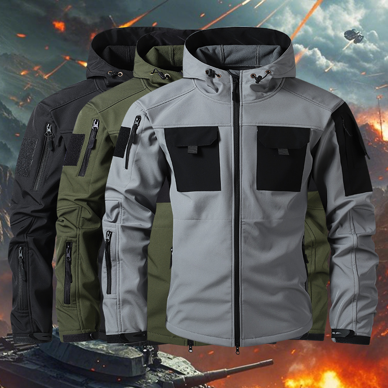 Safari Outdoor Hunting Jackets - Męskie kurtki taktyczne softshell wodoodporne wiatroodporne