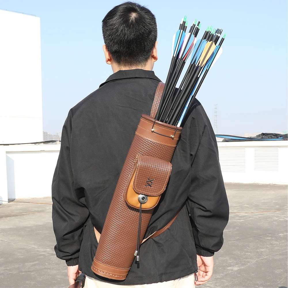 Skórzany pokrowiec na strzały  – Quiver Arrow Back recenzja i cena