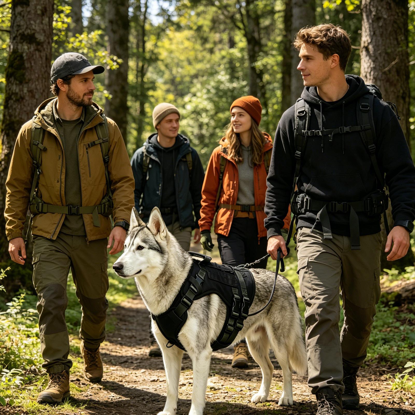 Szelki dla psa bez użycia naci – Outdoor Hunting Dog Collar recenzja i cena