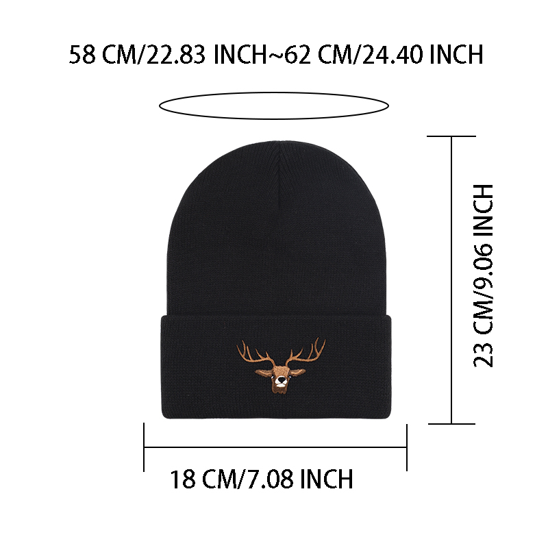 Czapka dziergana z haftowaną g – Hunting Outdoor Christmas Decorations recenzja i cena