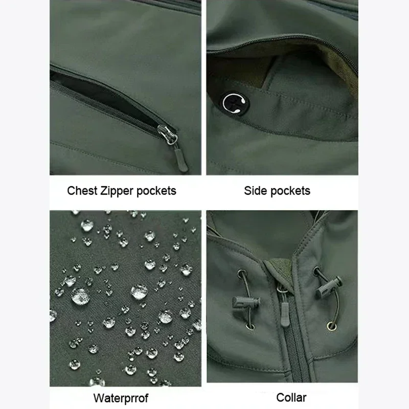 Kurtki SoftShell zimowe bez ze – Safari Outdoor Hunting Jackets recenzja i cena