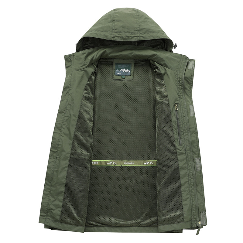 Kurtka męska z odpinanymi ręka – Safari Outdoor Hunting Jackets recenzja i cena